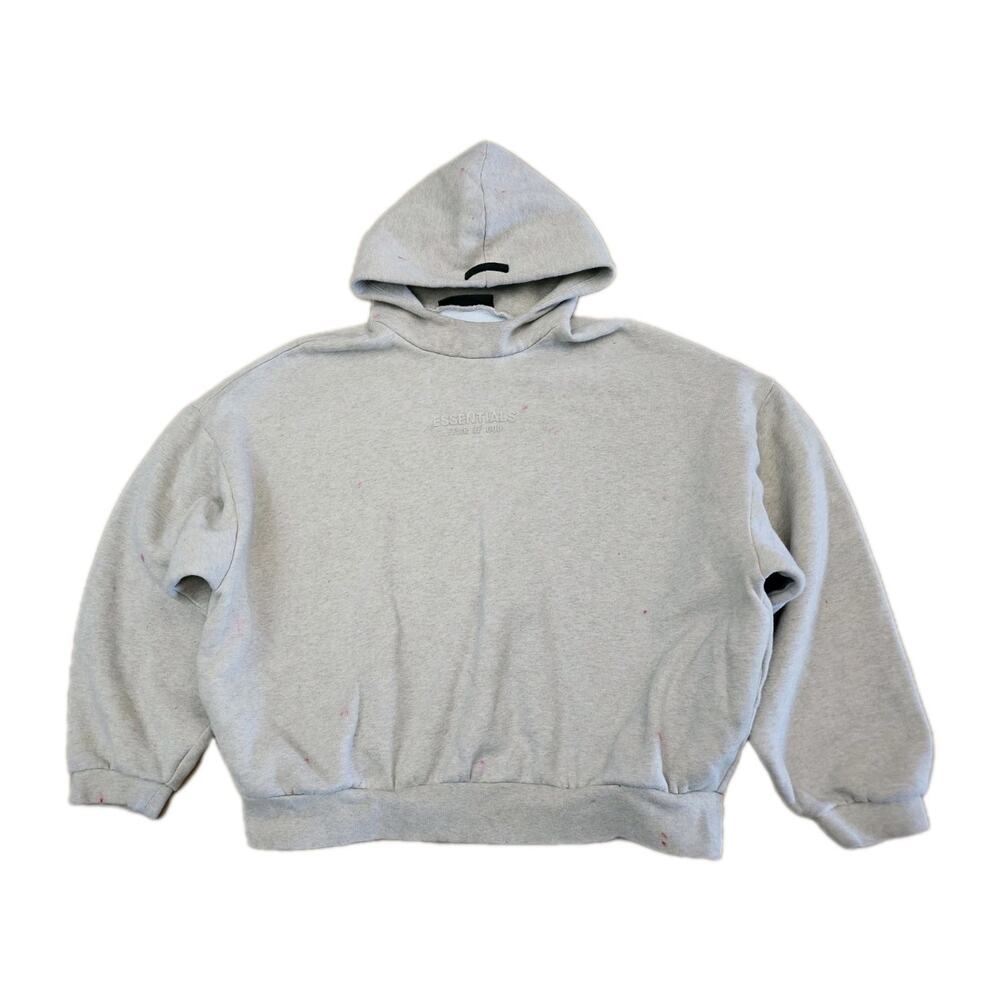 Essentials Fear Of God Classic Fleece Hoodie Large Women's Beige